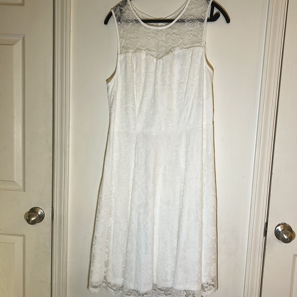 EUC 3XL White dress worn once - Picture 5 of 6